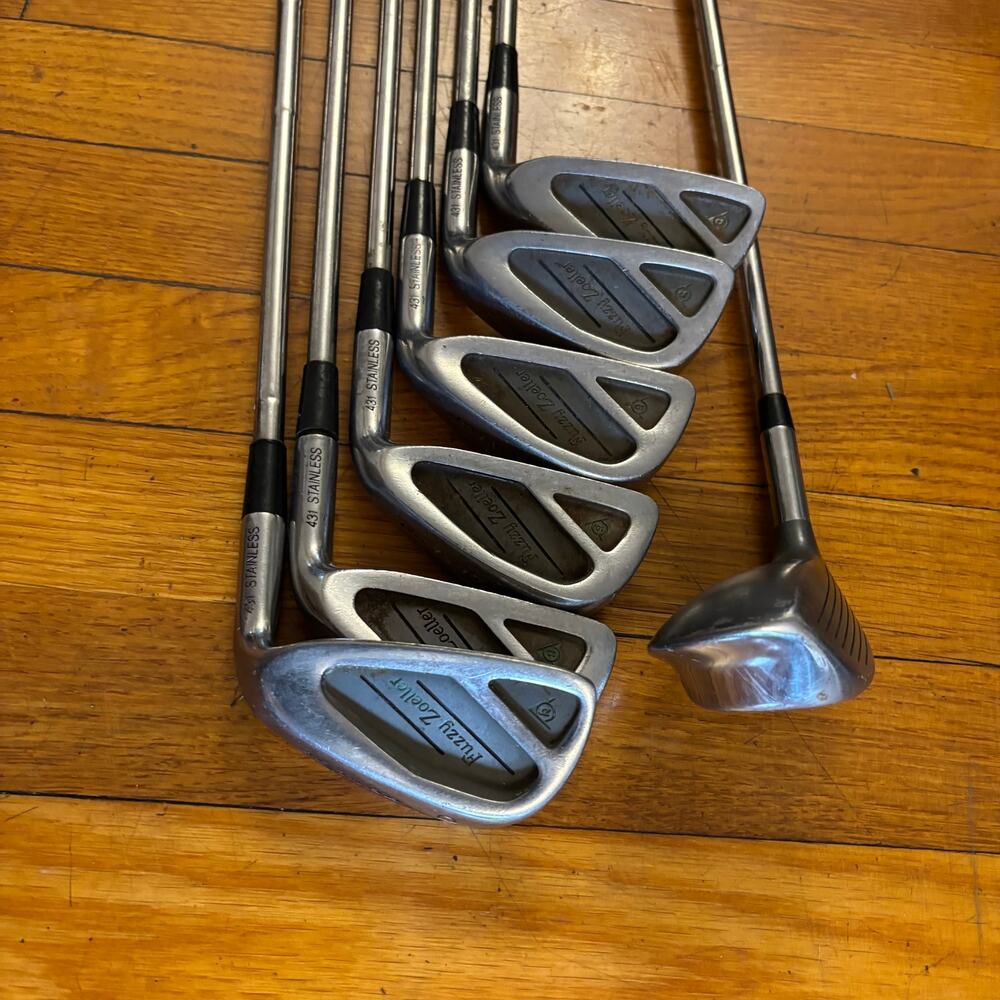 Dunlop Fuzzy Zoeller 3-5,8,9,P,20.5° Loft Hybrid (8i 36") RH Golf Clubs